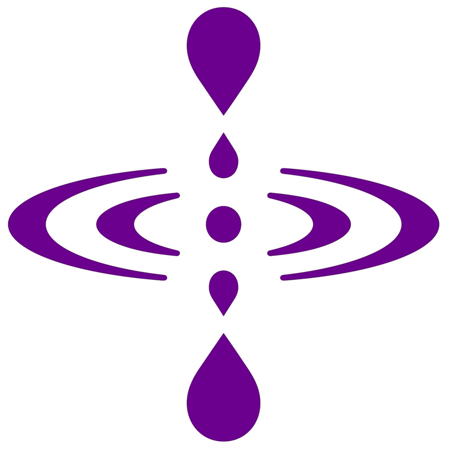 Mindfulness Symbol Purple.